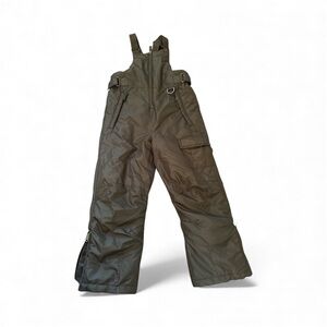 Artic Quest Arctic Bib Snow Pants Kids Size 7 Black Winter Ski Insulated